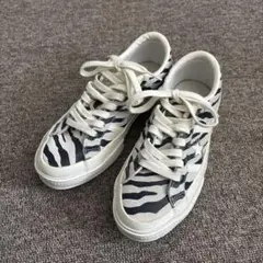 コンバース ワンスター ゼブラスエード 23cm