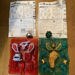 ④仮面ライダーウィザード プラモンスター グリーングリフォン レッドガルーダ