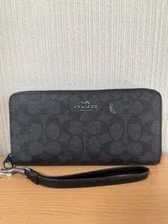⭐️新品未使用品✨COACH ブラックレザー長財布