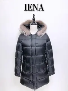 605 IENA イエナ フォックスファー ダウンコート 黒 ブラック