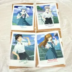 未使用 エヴァンゲリオンA5クリアファイル　セブンイレブンキャンペーン４枚セット