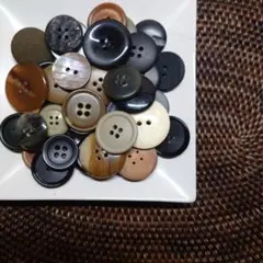 昭和レトロ ヴィンテージ ボタン10