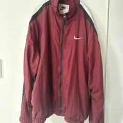 NIKE ナイロンジャケット L バーガンディ