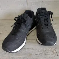★超美品★ ニューバランス WL574CLG スニーカー 24 黒 ブラック