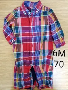 Ralph Lauren 長袖 ロンパース 6M