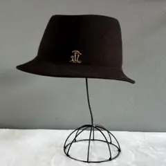 【匿名配送】CA4LA カシラ ウールハット 茶色 ブラウン キノコ金具 美品