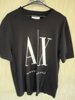 Armani Exchange ブラック Tシャツ L