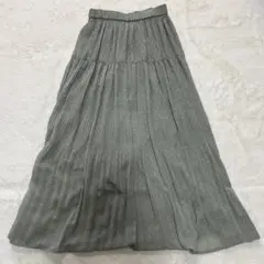 早い者勝ち！新品 タグ付 ✨ ナノユニバース プリーツ ロングスカート 36
