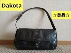 【美品】Dakota ダコタ ワンハンドル バッグ ショルダー ブラック 本革