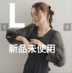 新品　ドリードール　クロスデザインドレス　ボレロ　カシュクール　L