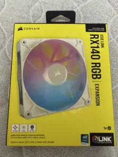 CORSAIR コルセア　RX140 RGB ファン　ホワイト