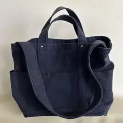 YAECAトートバック　ネイビー