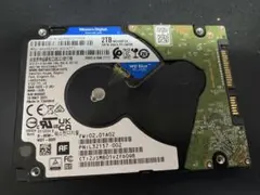 【ほぼ未使用】WD 2TB 内蔵型ハードディスクドライブ　2.5インチ