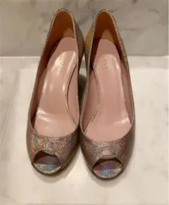 週末限定値下げ 未使用 GUCCI グッチ ウェッジパンプス