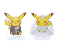ポケモン ウェルカムパネル ピカチュウ メス&オス Garden Wedding