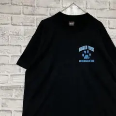 USA製90sヴィンテージTシャツ！シングルステッチ　ブラック半袖古着L718