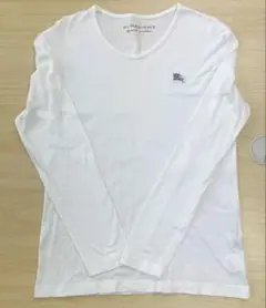 burberry　バーバリー　ブラックレーベル　白　Tシャツ　長袖　M　２