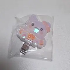 前髪クリップ　はなまるおばけ