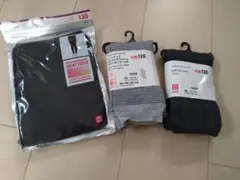 HEATTECHタイツ130、子ども用レギンス120㌢2個