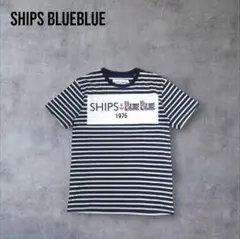 SHIPS×BLUE BLUE Stripe Tee