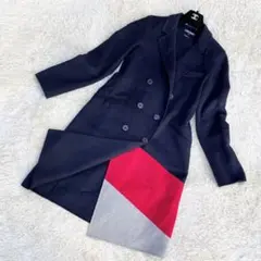 TOMMY HILFIGER ロングコート ダブルフェイス Sサイズ