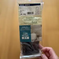 mont-bell Superior 薄手シルク メンズひざ下タイツXL ⑯