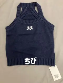 Rest&recreation ネイビー ノースリーブニット
