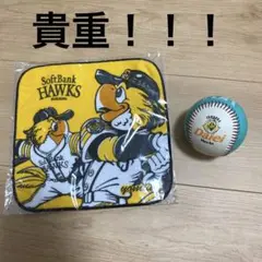ソフトバンクホークスタオルu0026ダイエーホークス球セット