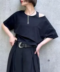 ページボーイ PAGE BOY オフショル T タンクセット 黒