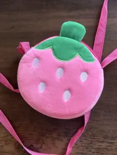 いちご型ポシェット ピンク