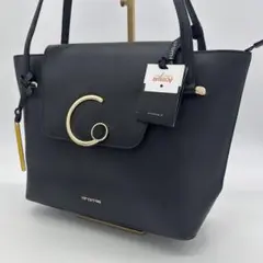 A16【新品タグ付き】【A4収納】CROMIAトートバッグ 本革 黒