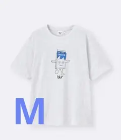 GU グラフィックT MUSIC 1 / Blur ミルク Tシャツ M