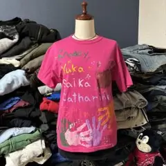 Jerzees ピンク Tシャツ XL 2008年製　ハンドメイドTシャツ