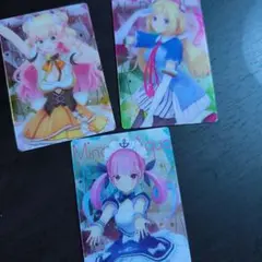 ホロライブ 桃鈴ねね 湊あくあ アキ・ローゼンタール カード まとめ売り