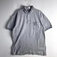 OLD 00s US.OPEN GOLF 刺繍 ポロシャツ ストライプ アニマル