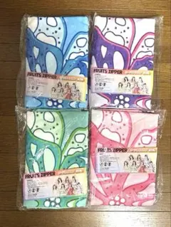 【格安】GiGO限定 FRUITS ZIPPER フード付きタオル 4種