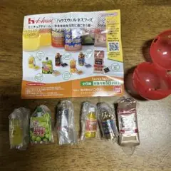 ハウスウェルネスフーズミニチュアチャームガチャ、コンプリートセット