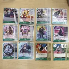 ワンピースカード 受け継がれる意思 緑 まとめ売り ノーマル 4コンセット