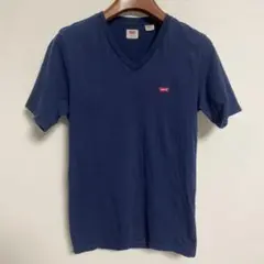 Levi's リーバイス ネイビー Vネック Tシャツ XS
