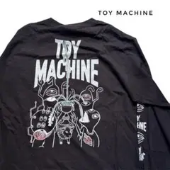 TOY MACHINEトイ マシーン　ロングスリーブTシャツ　袖プリント　古着