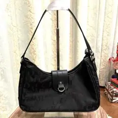 ✨希少✨美品✨COMME CA ISM コムサイズム ハンドバッグ 黒 ナイロン