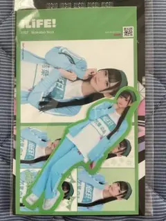 iLiFE! 若葉のあ FAVE IDOLSステッカー2種セット