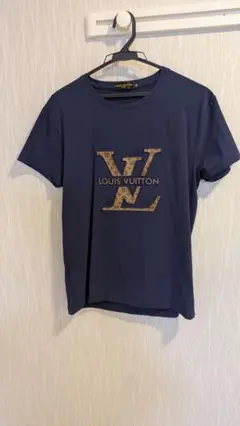 ✨最終２枚まとめセール！ルイビトン ロゴ Tシャツ ネイビー