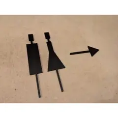 トイレ案内サイン　ブラック