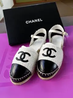 CHANEL2020SSエスパドリーユツィード