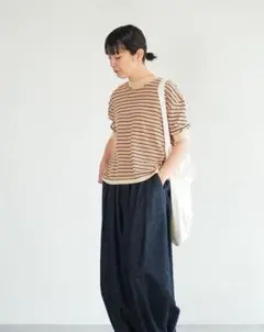 meyame 新品コットンニットTシャツ今期2025