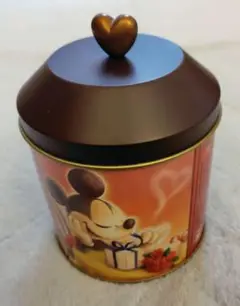 空き缶　ミッキー＆ミニー