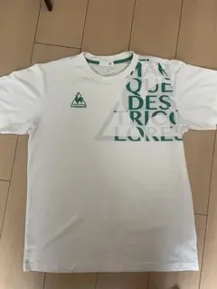 le coq sportif グラフィックプリント 白Tシャツ Lサイズ