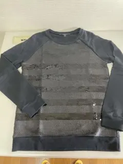 gucciスパンコール付きスエット黒Lサイズ