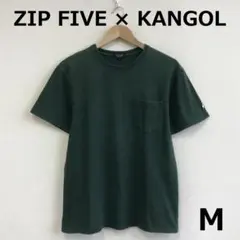 A0814A06【ZIPFIVE×KANGOL】コラボ半そでTシャツ